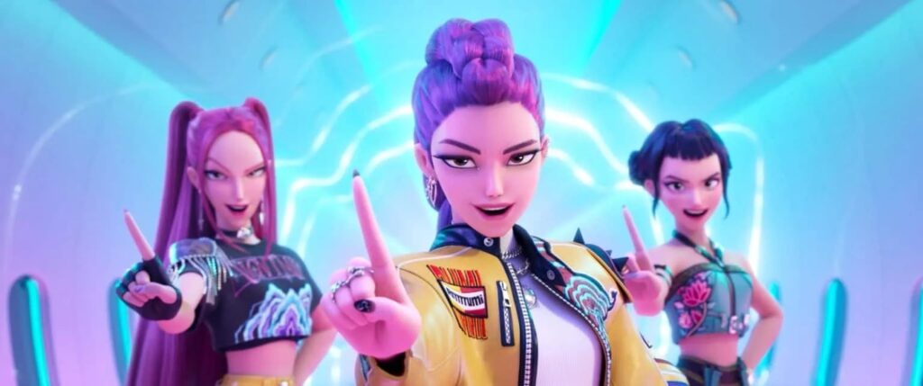 Netflixアニメ『K-POPデーモン・ハンターズ』Huntr/x公式画像